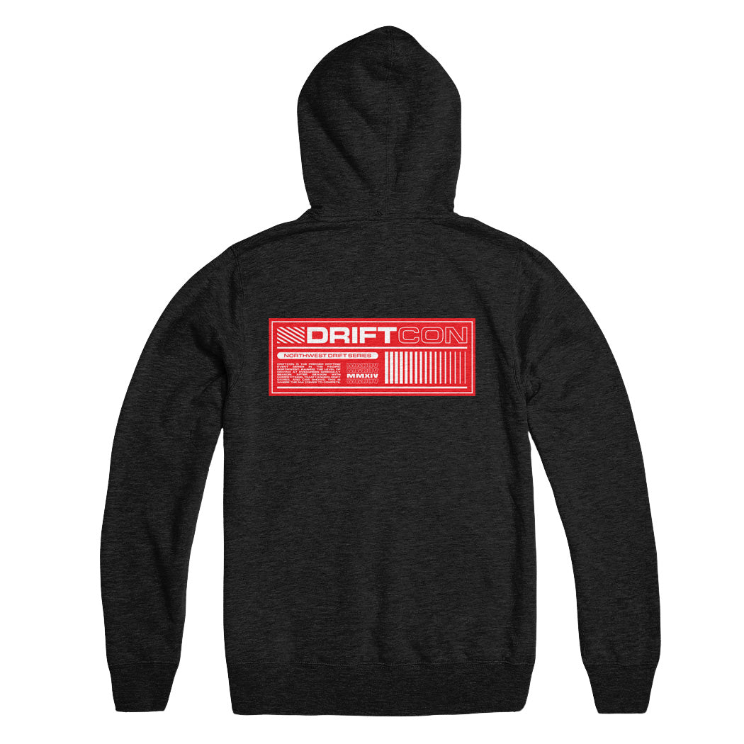 DriftCon Red Bar NWDS Hoodie Sweatshirt - Black